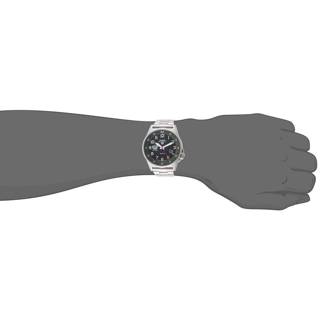 KENTEX Men's Solar Watch JSDF STANDARD S715M-04 JGSDF Military Model Green Dial