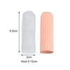 1pair Reusable Finger Protector Anti-Slip Silicone Hot Glue Finger Caps Washable Finger Sleeves Finger Guard