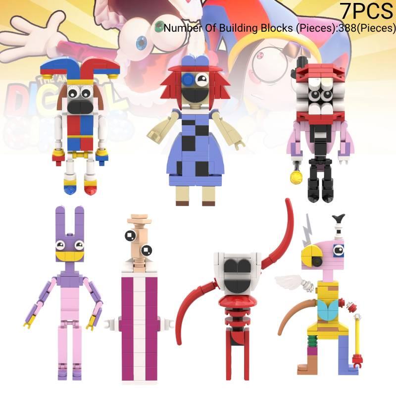 Fantastisches digitales Zirkus-Baustein-DIY-Plastikspielzeug