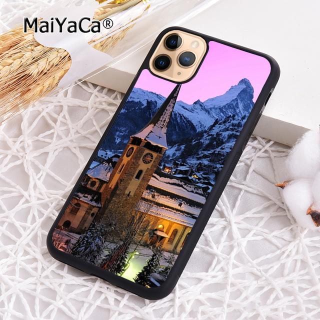 Zermatt Matterhorn Swiss Mountain Phone Case For iPhone 17 Air 16 pro max 15 14 plus 12 13 Shell Cover coque