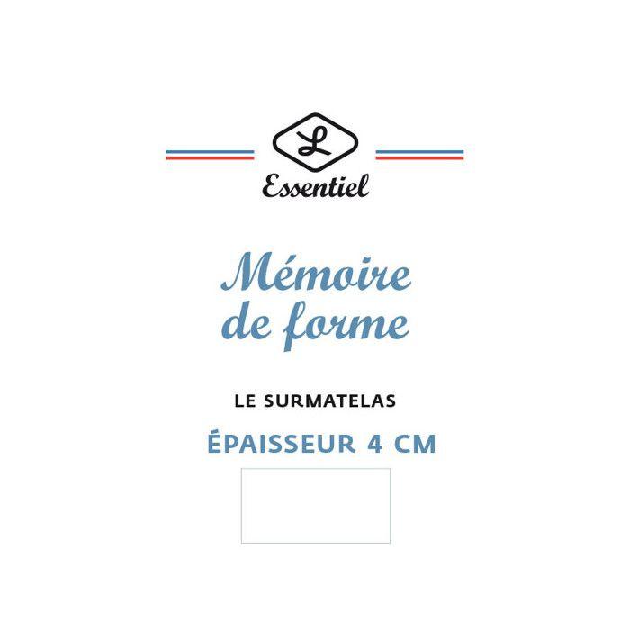 Surmatelas Lestra Softyne à mémoire de forme 160 x 200 cm Lestra