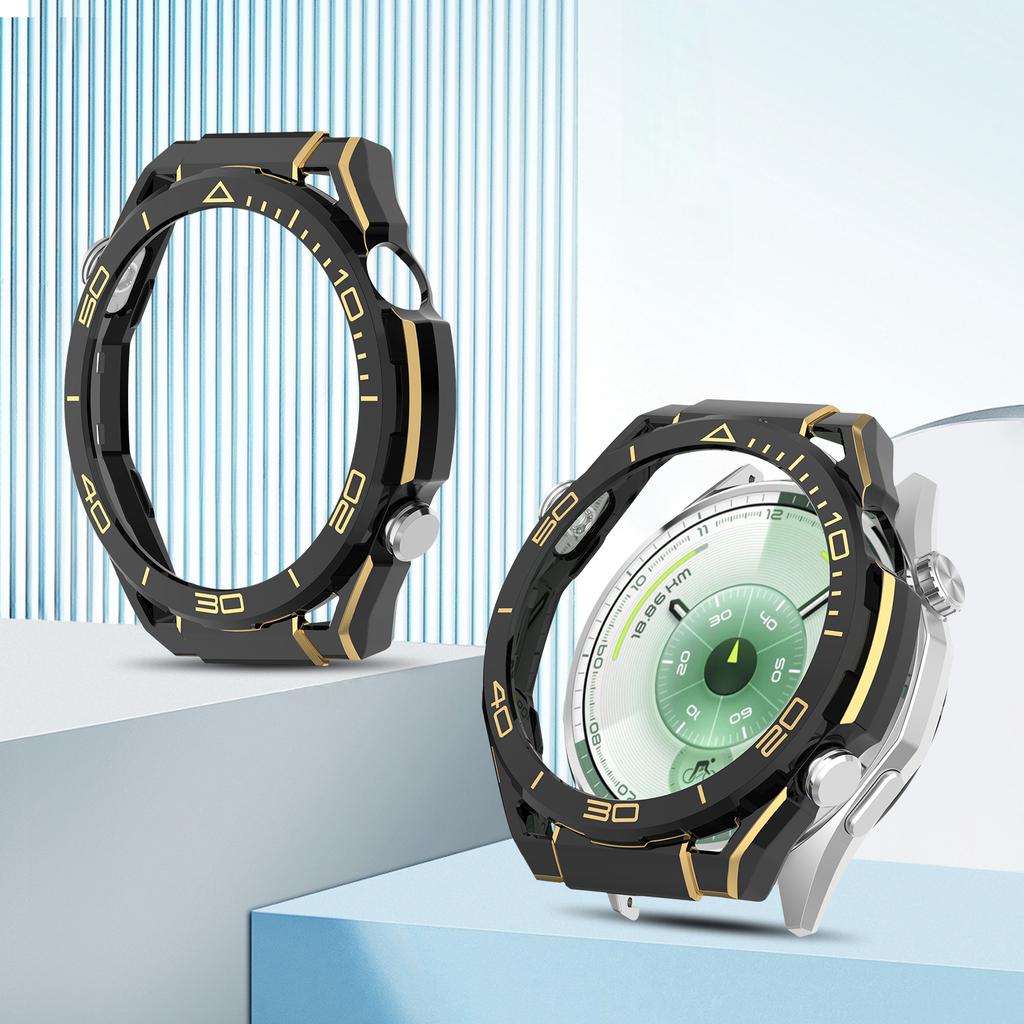 Protective Case Hollow Out Watch Frame Bumper PC Case Hollow Out Watch Frame Bumper Accessories for Huawei Watch GT6 Pro 46mm
