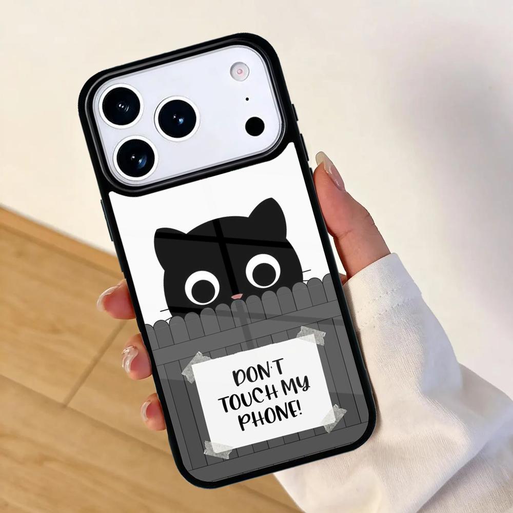 Dont Touch My Angry Mobile Phone Case for IPhone 17 AIR 16pro Max 15 14 13 12 11 Bumper Cover
