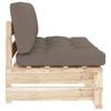 Outdoor Center Sofa Pallet Design Impregnated Pine Wood