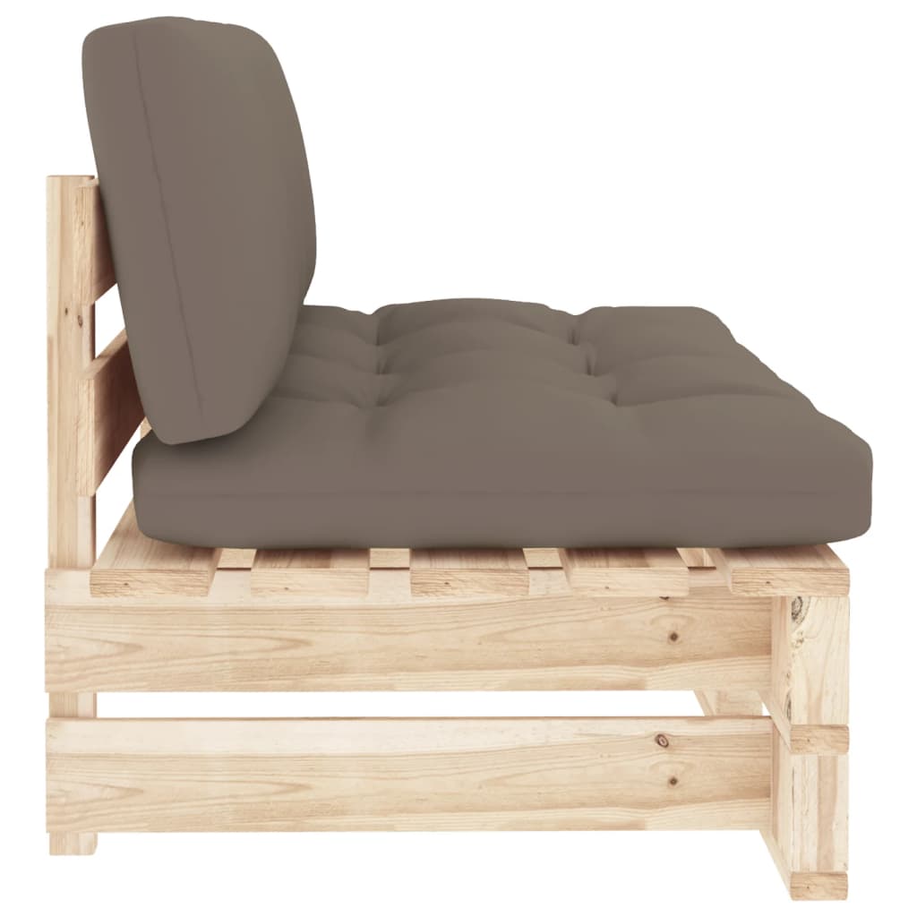 Outdoor Center Sofa Pallet Design Impregnated Pine Wood