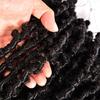 12inch Butterfly Locs Crochet Braid Distressed Goddess Pre Looped Pre-Twist Synthetic Hair Extension High Quality