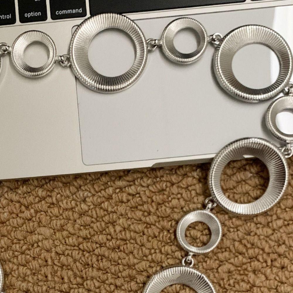 Body Chain Metal Circular Ring Waist Chain Belly Chain Dress Belt Chains  Women