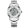 18 Colors Winner Men'S Fashion Business Casual Hollow Room Gold Strap, Manual Mechanical Watch