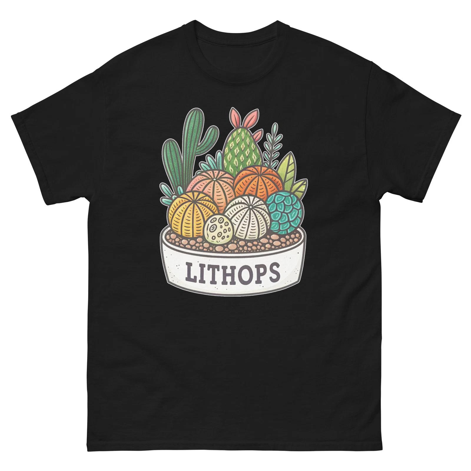 Lithops Plant Horticulture Landscaping Gardening T-Shirt S