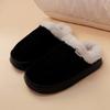 2025 new home thermal cotton slippers autumn and winter plush indoor winter thick-bottomed home slippers