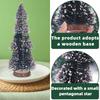 Mini Christmas Elegant Tree Decor Charming Star Shape Design Tabletop Display For Joy Holiday
