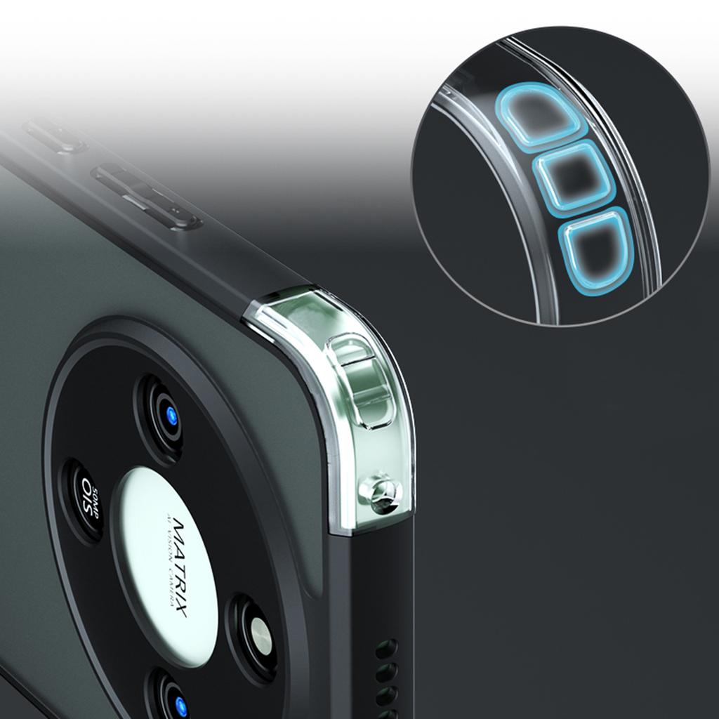 For Honor X70 5G Case TPU+PC Shockproof Clear Phone Cover