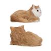 Simulation Stuffed Animals Cat Vivid Home Decoration Lifelike Soft Cute Fluffy Plush Cat