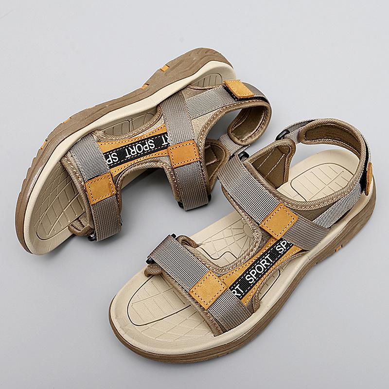 Fashion Men's Sport Sandals Big Size Summer Leisure Beach Holiday Flip Flop Male Outdoor Comfortable Lightweight Arch Support Men Shoes