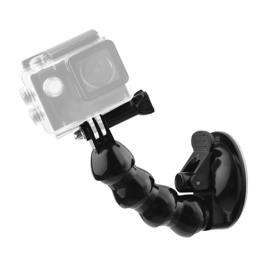 16cm 6.3in Flexible Suction Cup Mount Windshield Suction Cup Phone Mount 360 degrees Rotatable 1 4 Inch Screw Connector