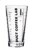 DUCT COFFEE LAB Original Glass Measuring Glass (Black)