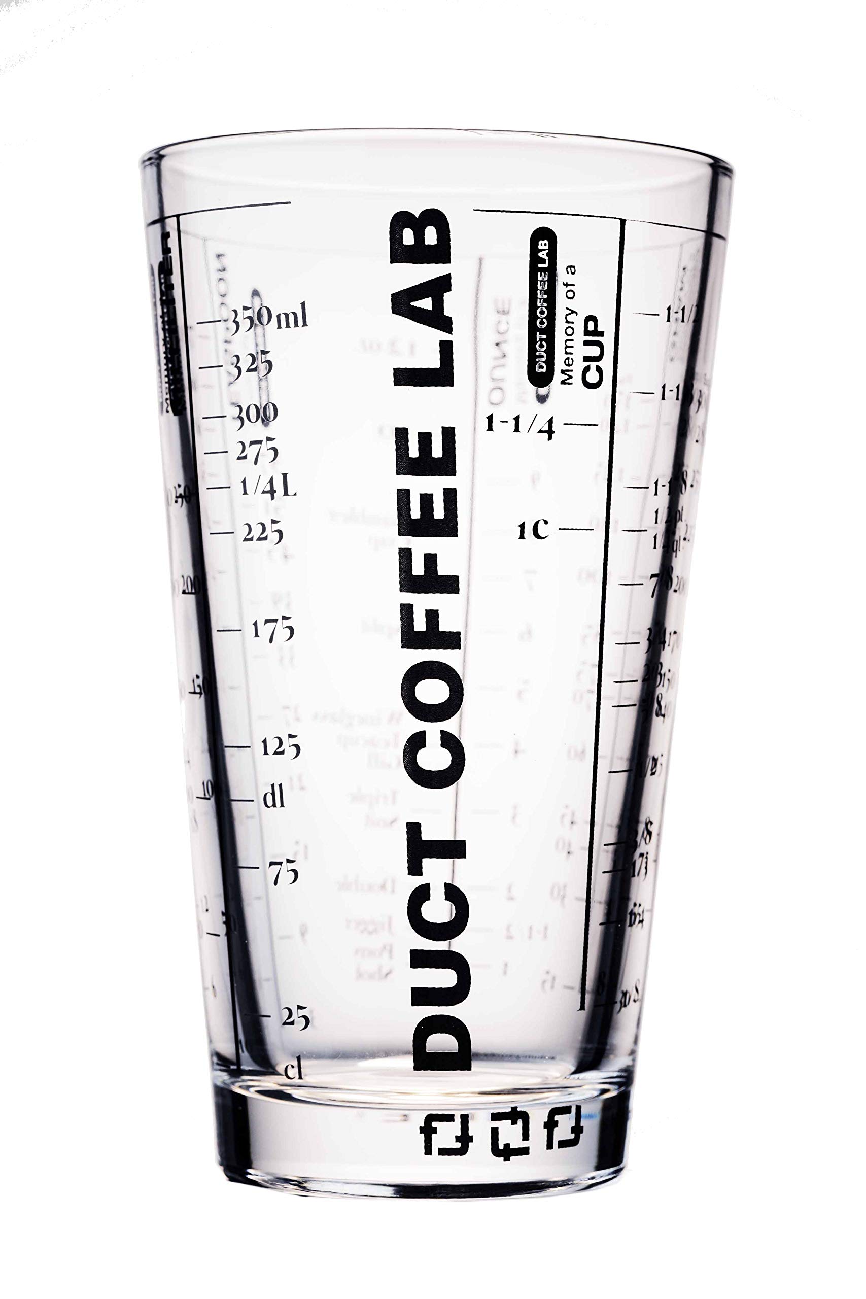 

DUCT COFFEE LAB Original Glass Measuring Glass (Black)