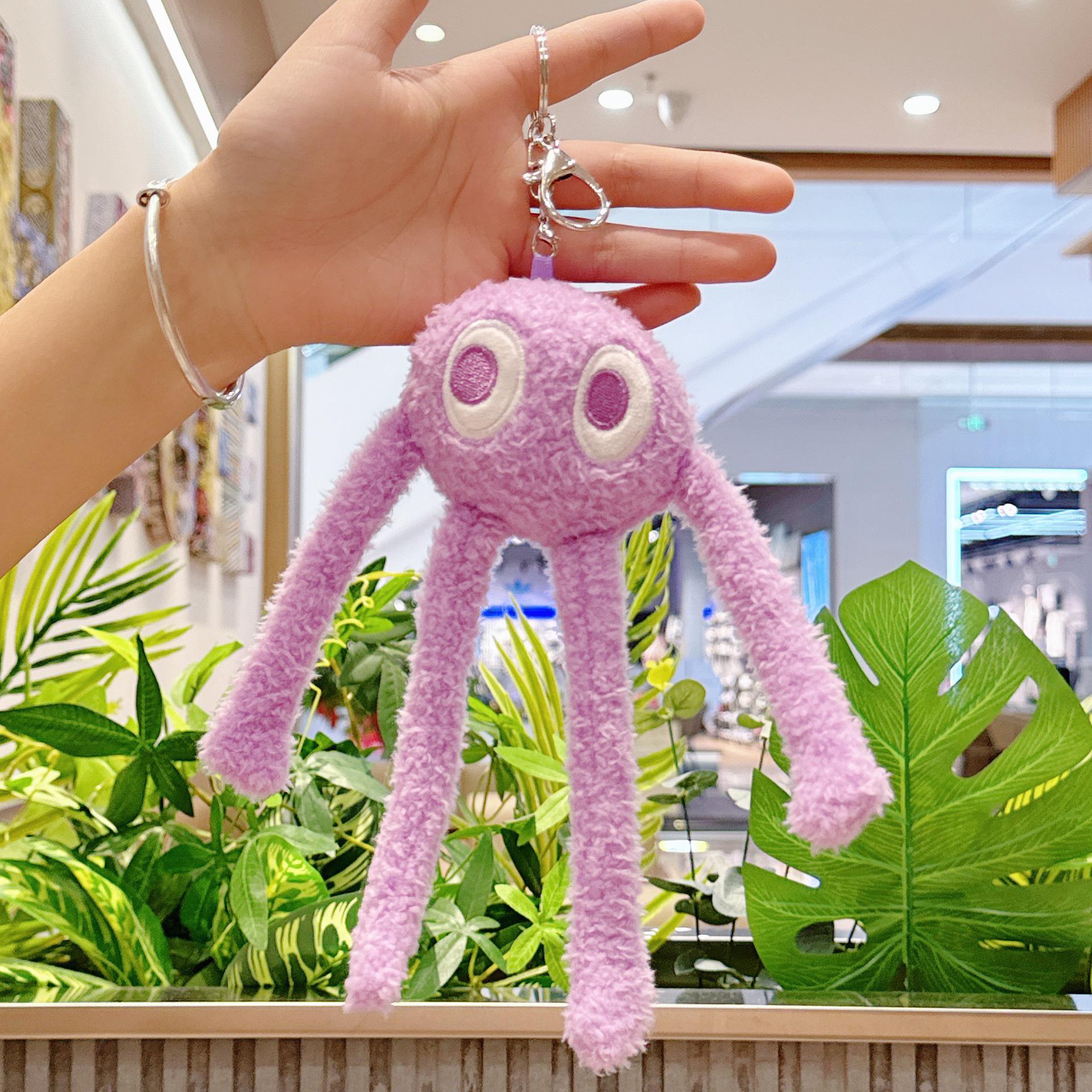 

Очаровательный плюшевый брелок в виде осьминога: Милый мультяшный кулон в виде морского животного 20 cm Tall