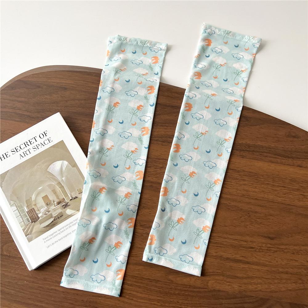 Lightweight And Breathable Ice Sleeves For Women'S Summer New Sunscreen Sleeves For Outdoor Cycling Driving Work Sun Protection Arm Protection