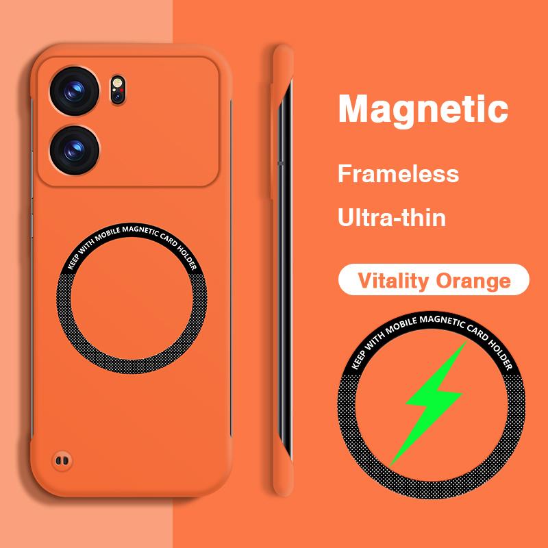 

Magnetic Phone Case for Oppo K10 Pro K10Pro 5G China Hard PC Ultra Thin Wireless Charging Original Luxury Frameless Bumper Cover OPPO K10 Pro
