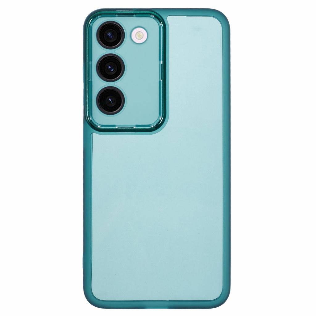 DKSM Series For Samsung Galaxy S23+ Case Electroplated Camera Frame TPU Phone Cover