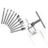 1/8" (3mm) Shank High Speed Steel Rotary Files Burrs Wood Milling Rotary File Burr Set for DIY Woodworking Carving