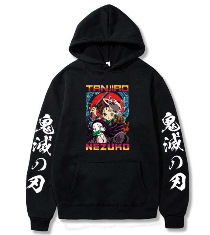 

Demon Slayer Cosplay Anime Theme Print Pattern Men Hoodies Comfortable Unisex Oversized Sweatshirt Harajuku Streetwear 3XL