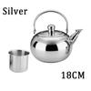 Craft With Strainer Stainless Steel Tea Stovetop Tea Pot Tea Kettle Infuser Kettle Water Filters