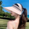 Summer Eaves Breathable Sun Hat Children Outdoor Cycling Sun Hat Versatile Fashion Show Face Small Empty Top Hat