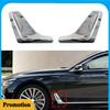 Portable 2PCS New Side Fender Air Duct Panel Chrome Trim For BMW G12 7 Series 2016-2019 51137347377 51747347378
