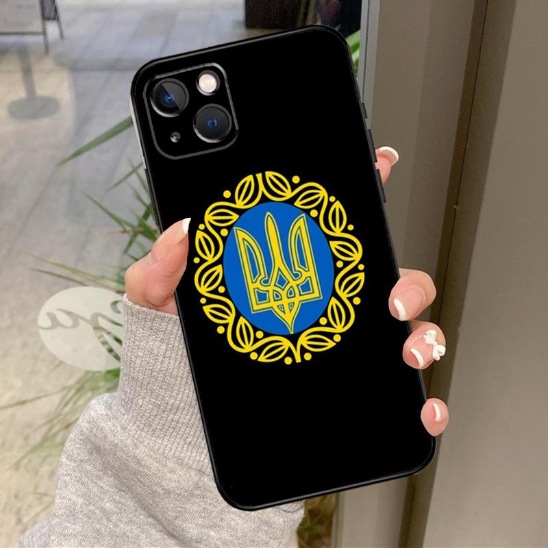 Ukrainian Flag Case For iPhone 17 Pro Max 16 14 13 12 11 15 Pro Max Plus 12 13 Mini 16e 17 Air Back Cover