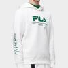 FILA Logo Graphic Hoodie 'White Green' Men's F11M319206F-WT