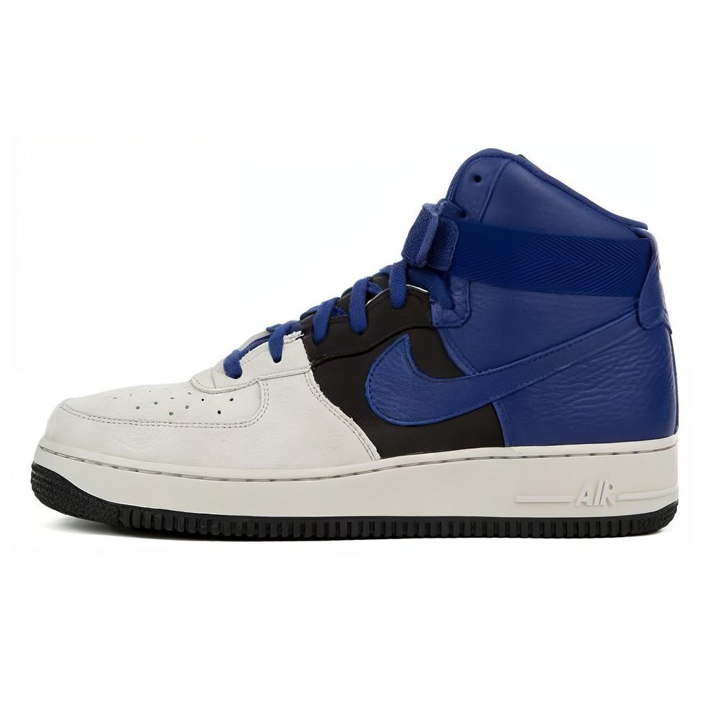 New Nike Air Force 1 High '07 LV8 Pure Platinum Deep Royal Blue 806403-009