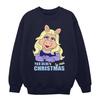 Disney Mens Muppets Miss Piggy Queen of Holidays Sweatshirt