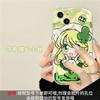 Applicable To Apple 15Pro Mobile Phone Case Iphone13/12 Transparent Silicone Xs/xr Cute Cartoon Sunglasses Holder 6