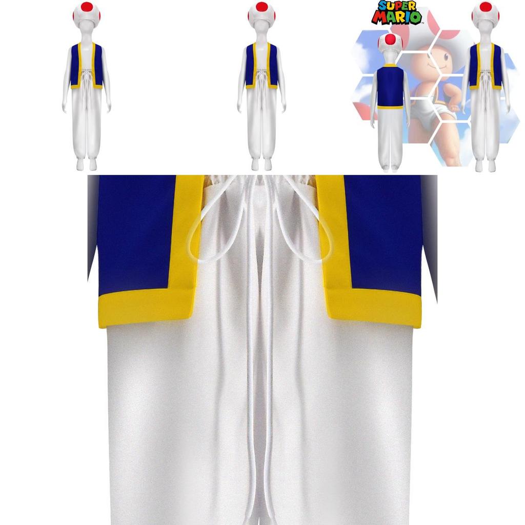 Kostium Cosplay Mario Brothers Na Halloween Materiał Poliestrowy Motyw Mario XS-XXXL