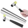 Round Bracelet Mandrel Measuring Rubber Hammer Stainless Steel Jewelry Making Tool