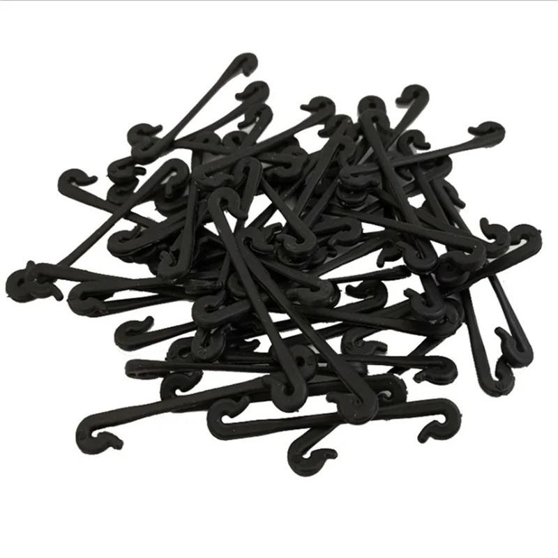 200pcs Vines Fastener Plastic Tied Buckle Hooks Gardening Grape Support Vegetable Strapping Clips Fixed Buckle Hook Plant Holder