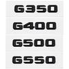 3D Letter Car Sticker Modified Tail Trunk Emblem Badge for Mercedes Benz G Class G63 G65 G200 G230 G300 G350 G400 G500 G550 AX1 
