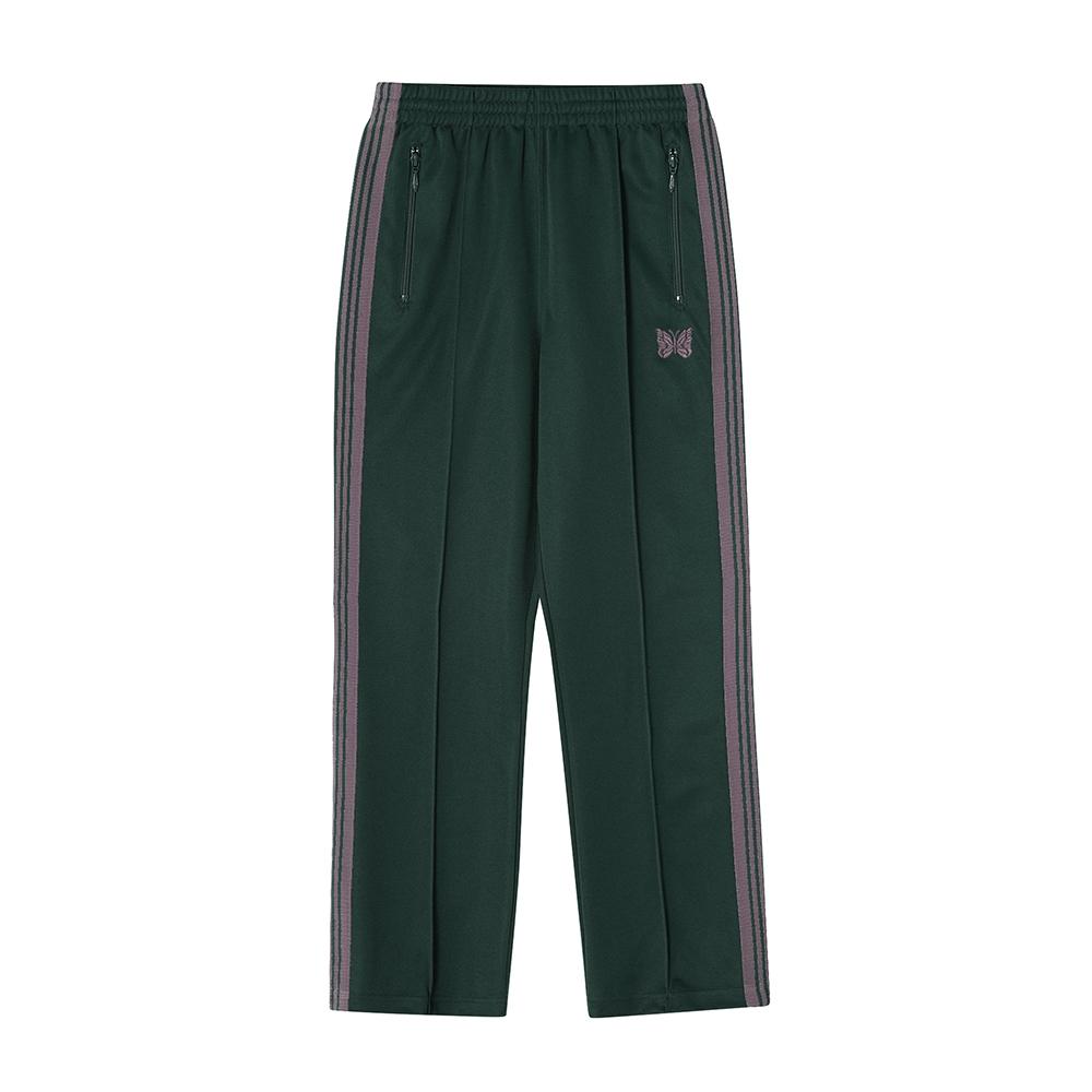 NeedleS Men S Long pantS Poly Smooth Straight Track pantS B Green RW316 B-Green (XS)