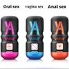 Male Masturbator Masturbation Soft Stick Deep Throat Oral Blowjob Realistic Vagina Anal Sexy Pocket Pussy Sex Toys for Men