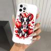 Lovely Puppy Heart Dogs Phone Case for Iphone 17 Air 16 15 Plus 14 13 Mini 12 11 Pro Max 16E 7 8 SE 2020 Soft Funda Print Shell