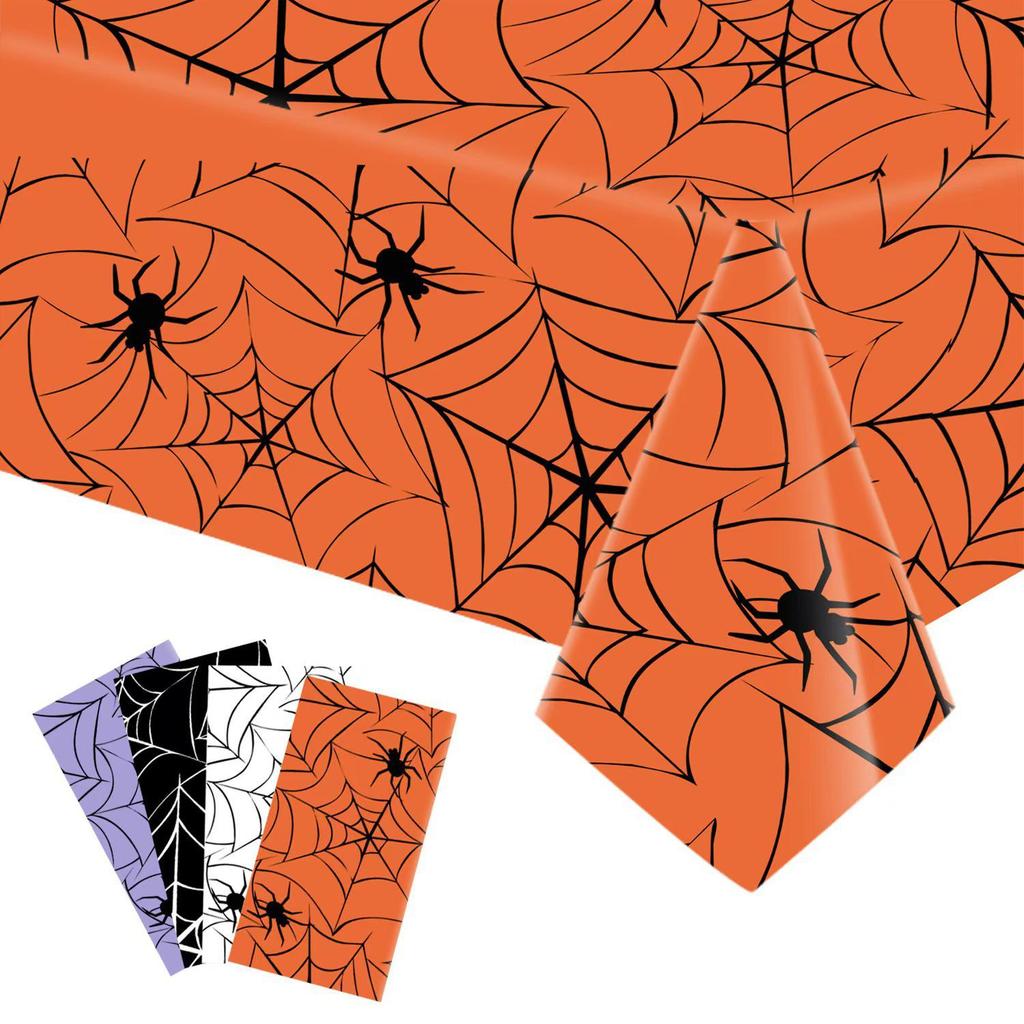 Halloween & Christmas Theme PEVA Tablecloth - Disposable Party Decor
