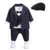 TUPOLILI Baby Gutter Formell Dress for Inngang og Barnehageinngang og Første Måltid Vår og Helligdomsfoto og Barnehage Perfekt som et 5-delt Sett,
