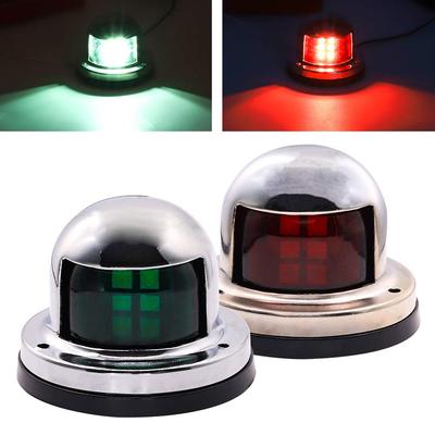 Aoling Navigation Light Navigation Light LED 12V 2NM Red Green Marine Sailing Light Boat Light Bow Light Small and Light Waterproof Corrosion