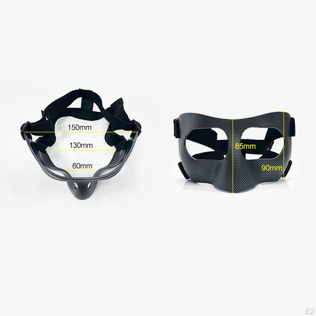 Adjustable Face Mask Nose Guard Gym Exercise Boxing Soccer Shock Resistant Sports Teenagers