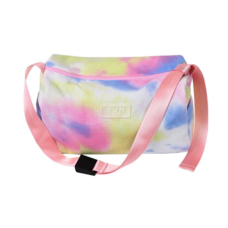 Fitness Large-capacity High-end Color Contrast Color Large-capacity High-end Crossbody Bag Outdoor Travel Storage Shoulder Bag