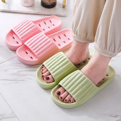 Upgraded Version of Bathroom Slippers, Classic New Style, One Line Drag Out, Thick Sole, Shower Massage, Men's Simple Slippers