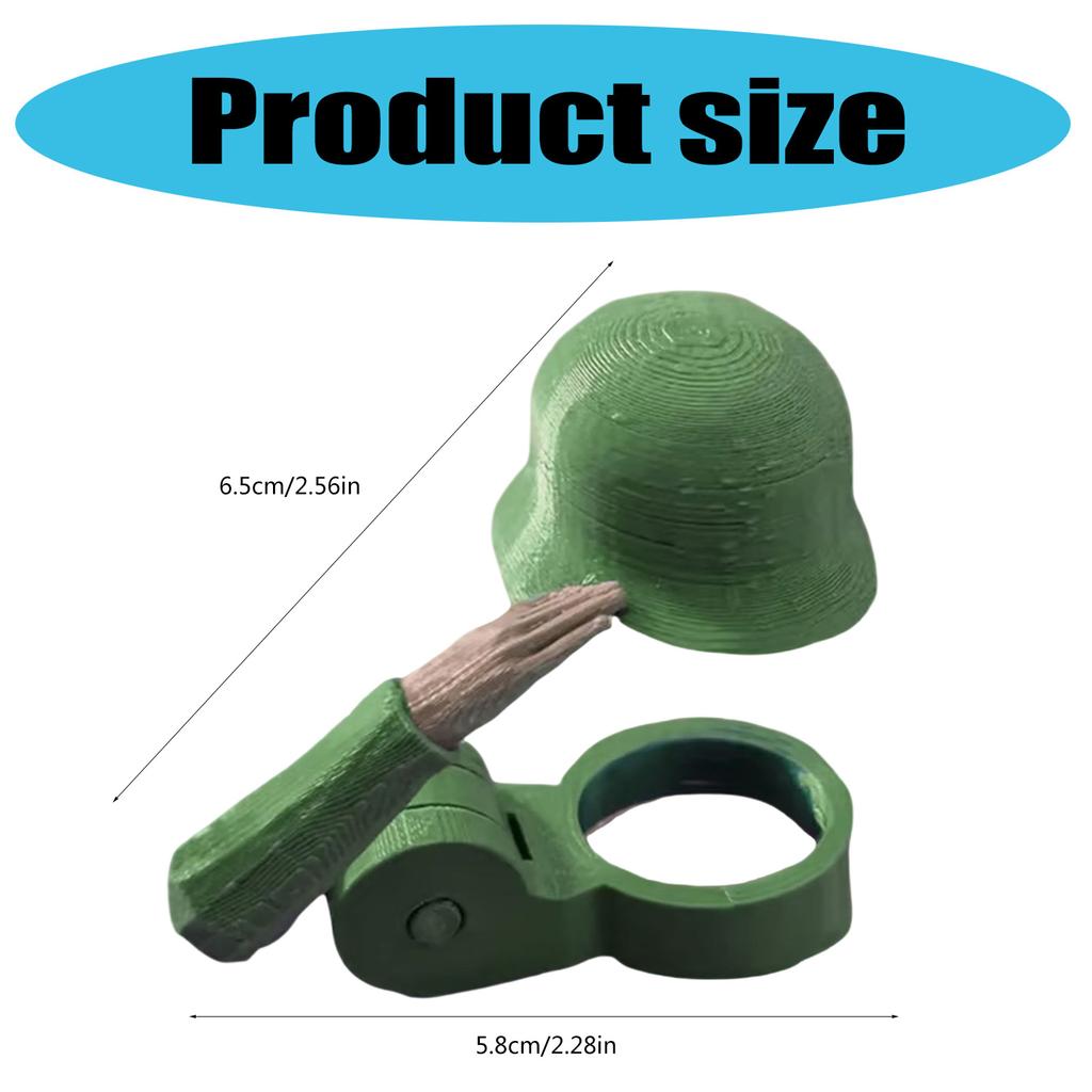 Vojenský pozdrav Víčko od piva Helma Opakovaně použitelný Prachotěsný Dekorativní design Zelený pro Párty Bar Veterány Nadšence