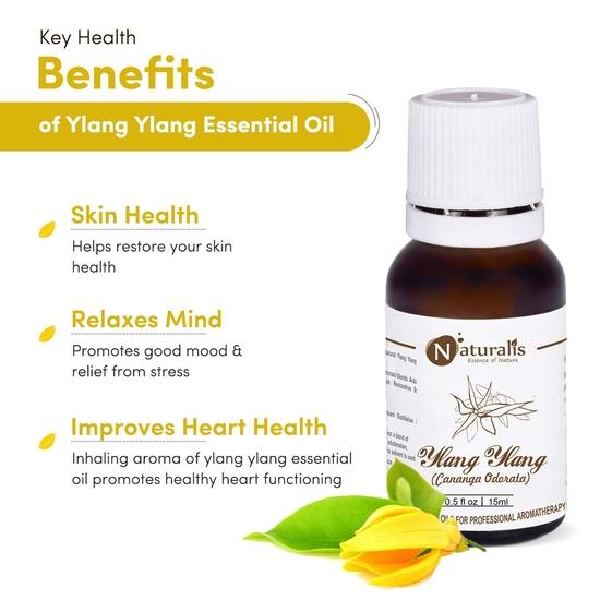 Huile Essentielle Ylang Ylang Naturalis Essence de la Nature pour Soin des Cheveux et de la Peau - 15ml